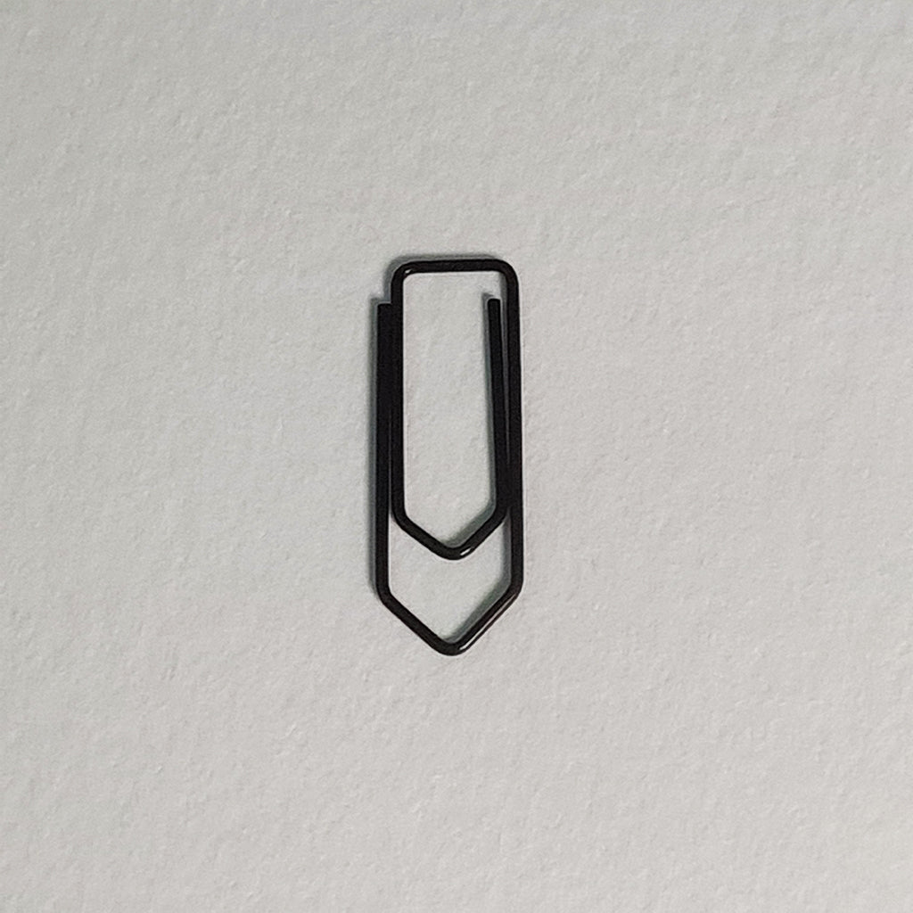 Chevron Paper Clips - Black