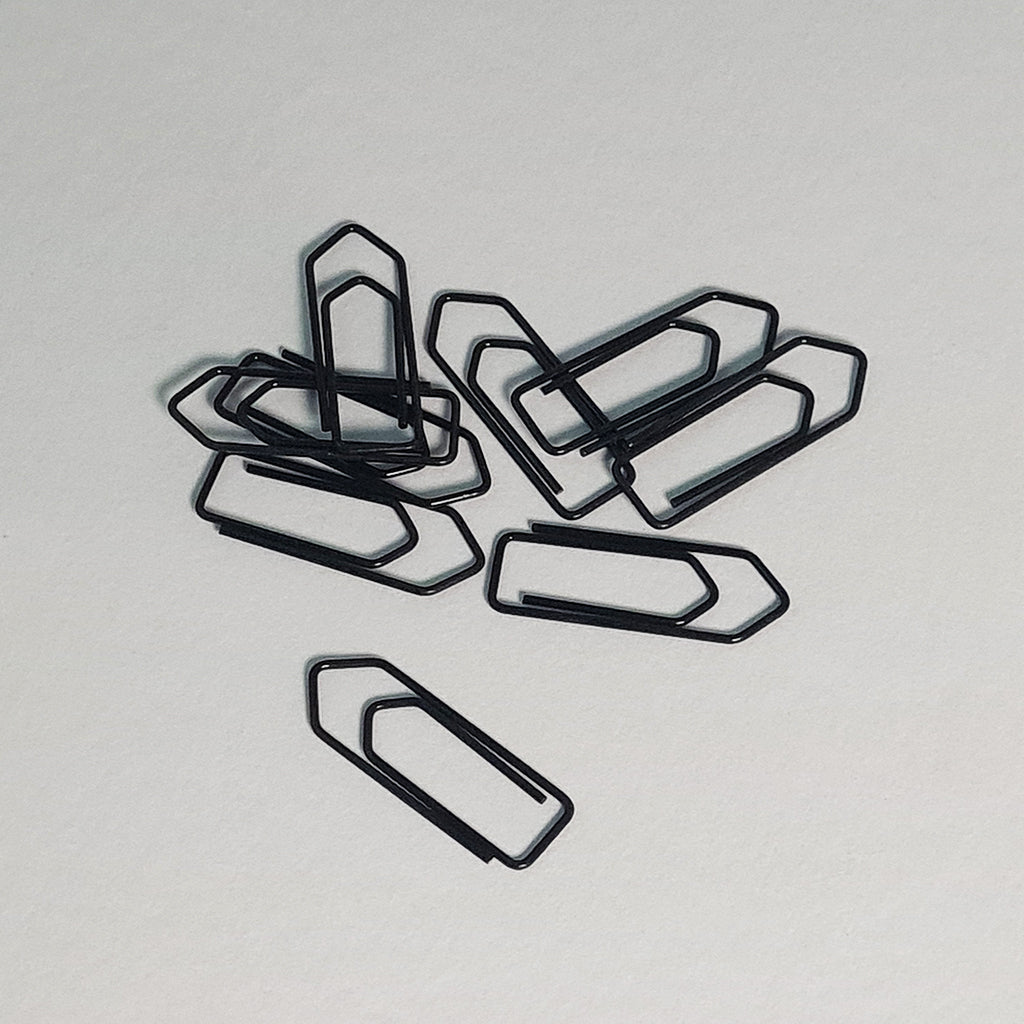 Chevron Paper Clips - Black