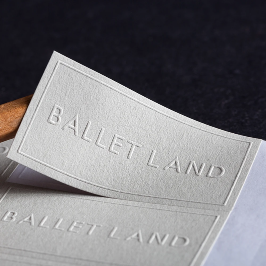 Colour Embossed Cotton Stickers