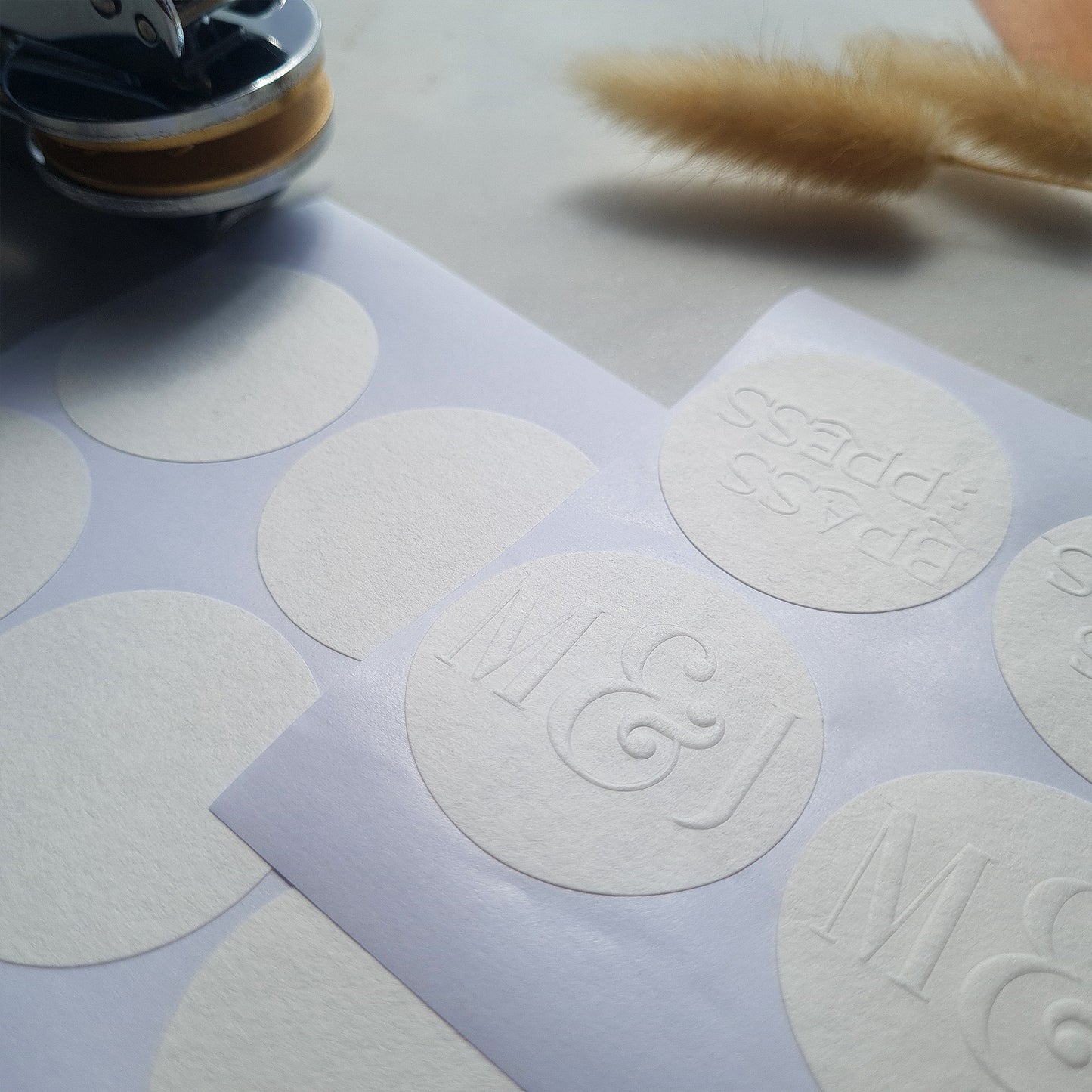 Luxury Cotton Stickers - Blank sheet of 10