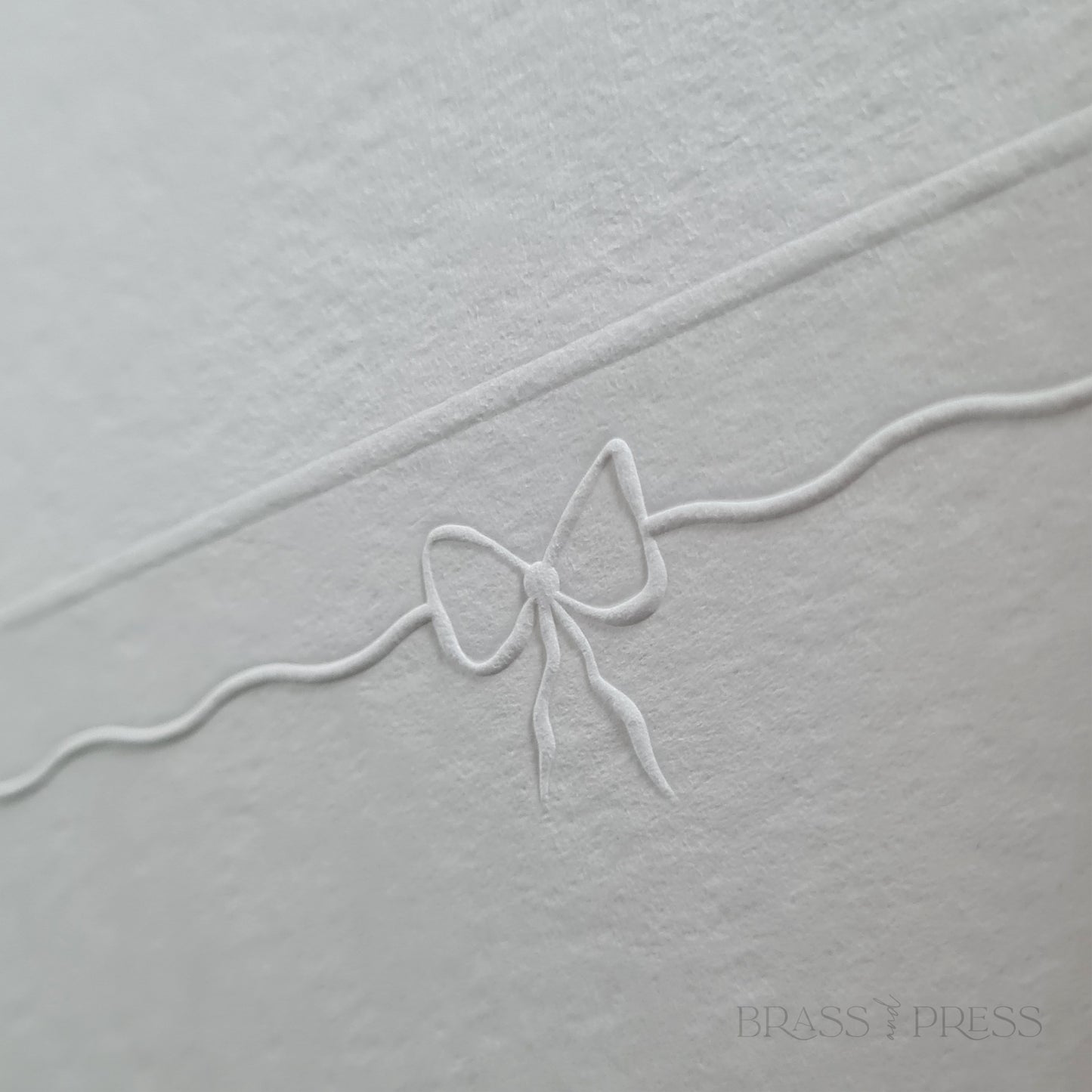 Bridesmaid Proposal Card - Ethereal Emboss & Holographic Foil