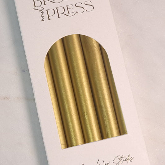 Soft Gold Foil - Wax Sealing Sticks