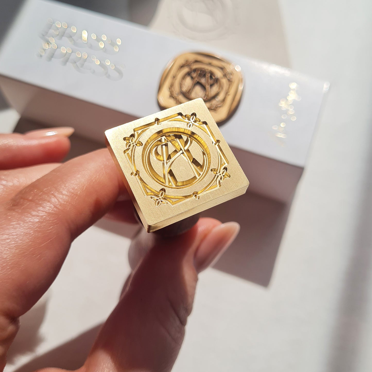 CUSTOM Wax Seal Stamp - Double Engraving