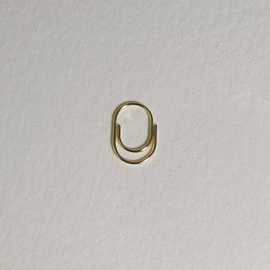 Mini Arch Paper Clips - Gold