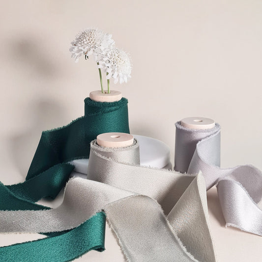 Sage Olive - Silk Ribbon