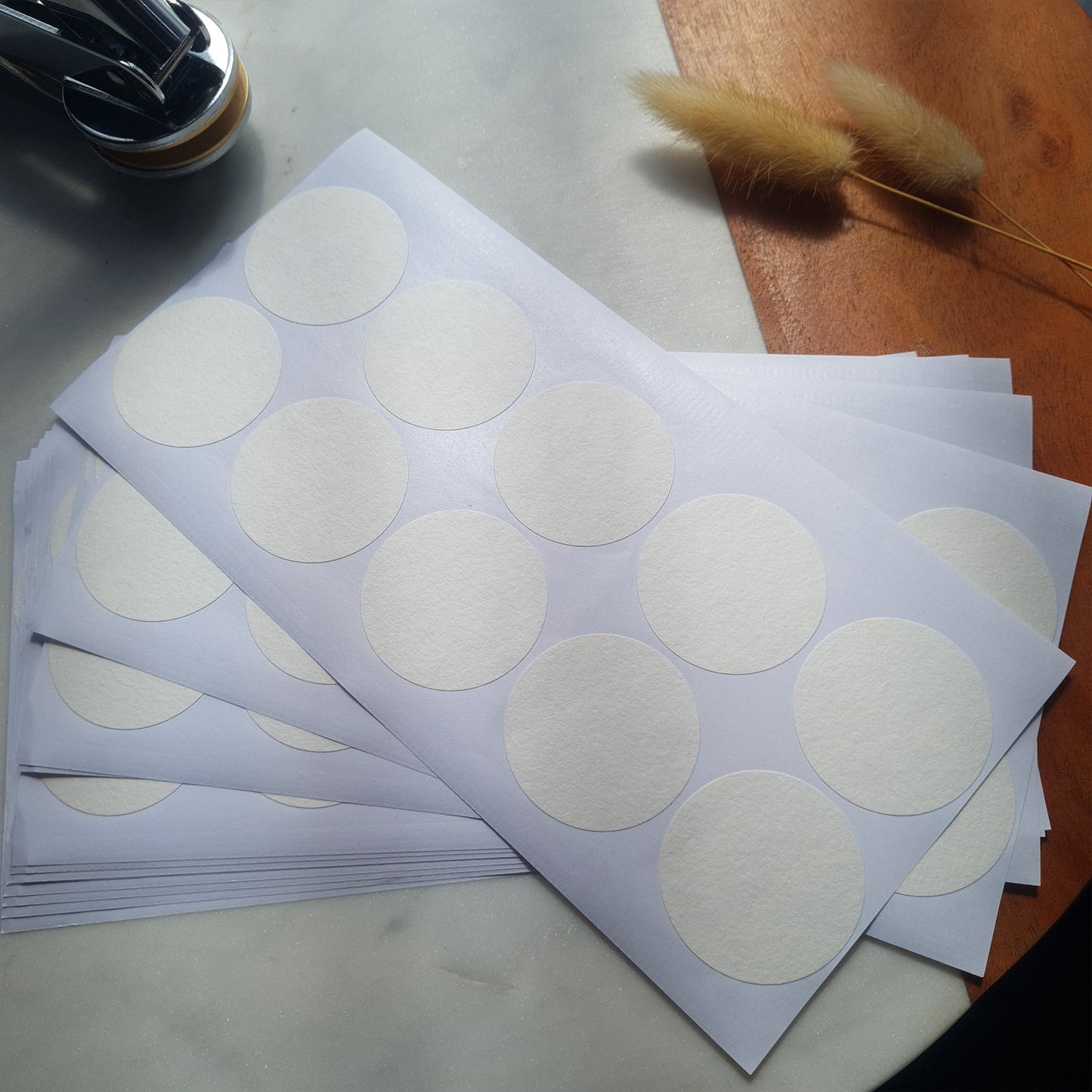 Luxury Cotton Stickers - Blank sheet of 10