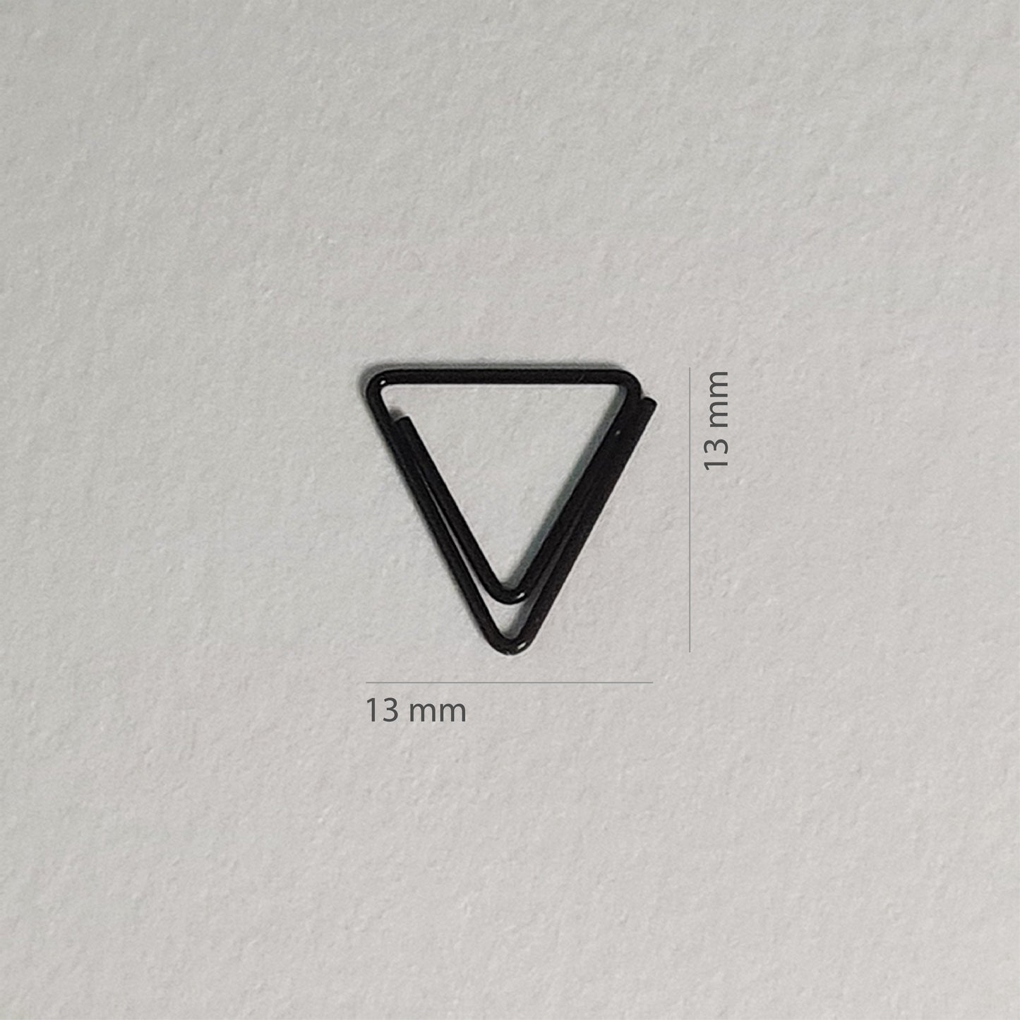 Triangle Paper Clips - Black