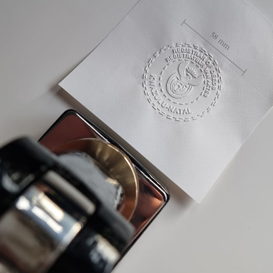 CUSTOM Industrial Embossing Stamp