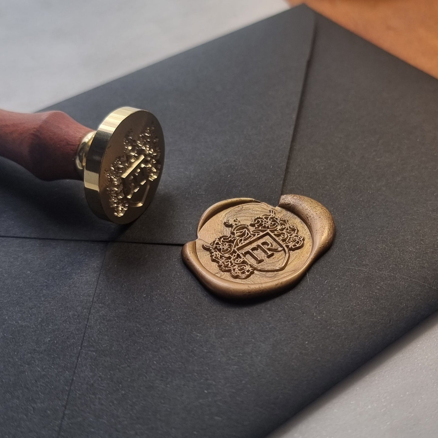 CUSTOM Crest Wax Stamp
