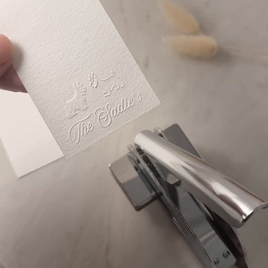 CUSTOM Rectangle Embossing Stamp