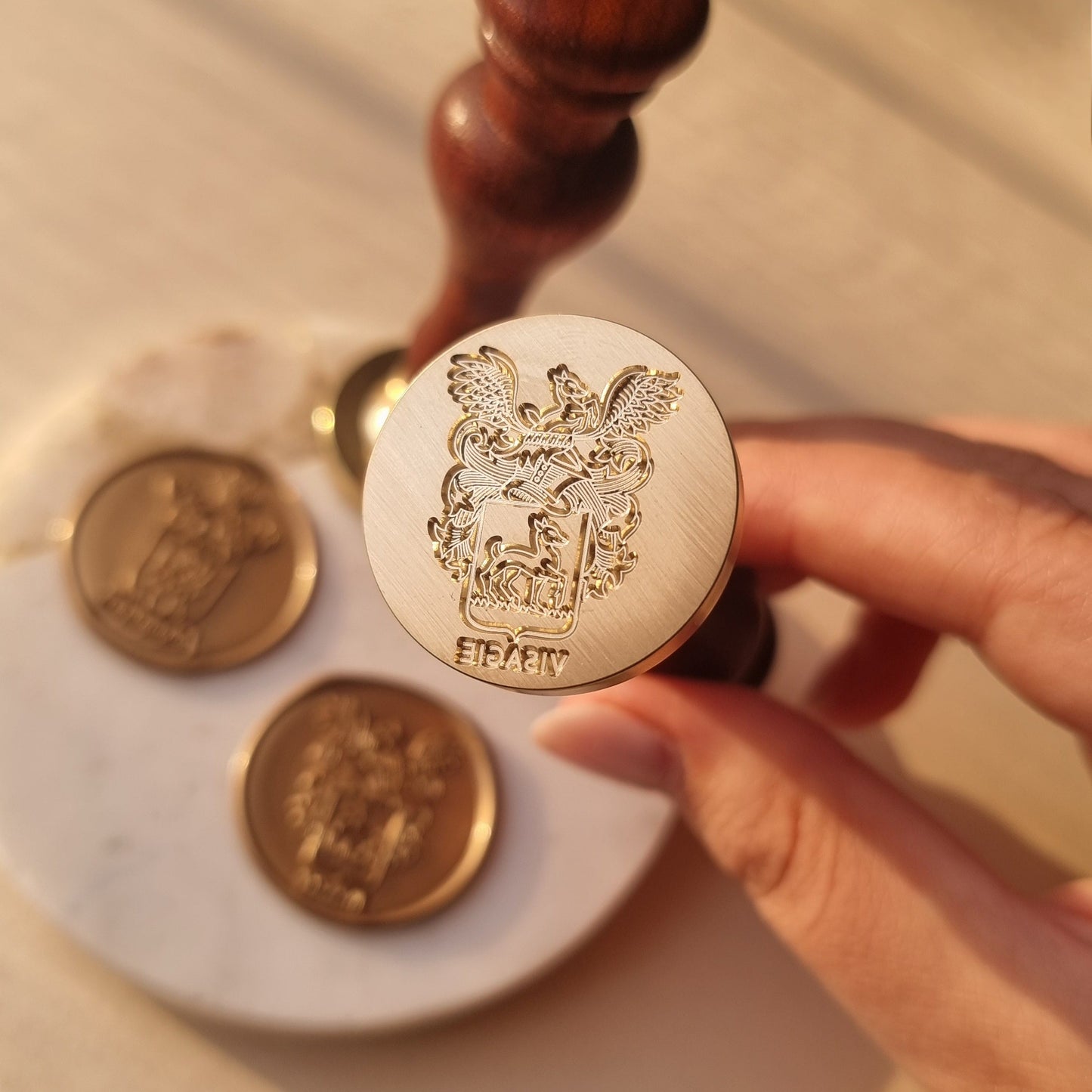 CUSTOM Crest Wax Stamp