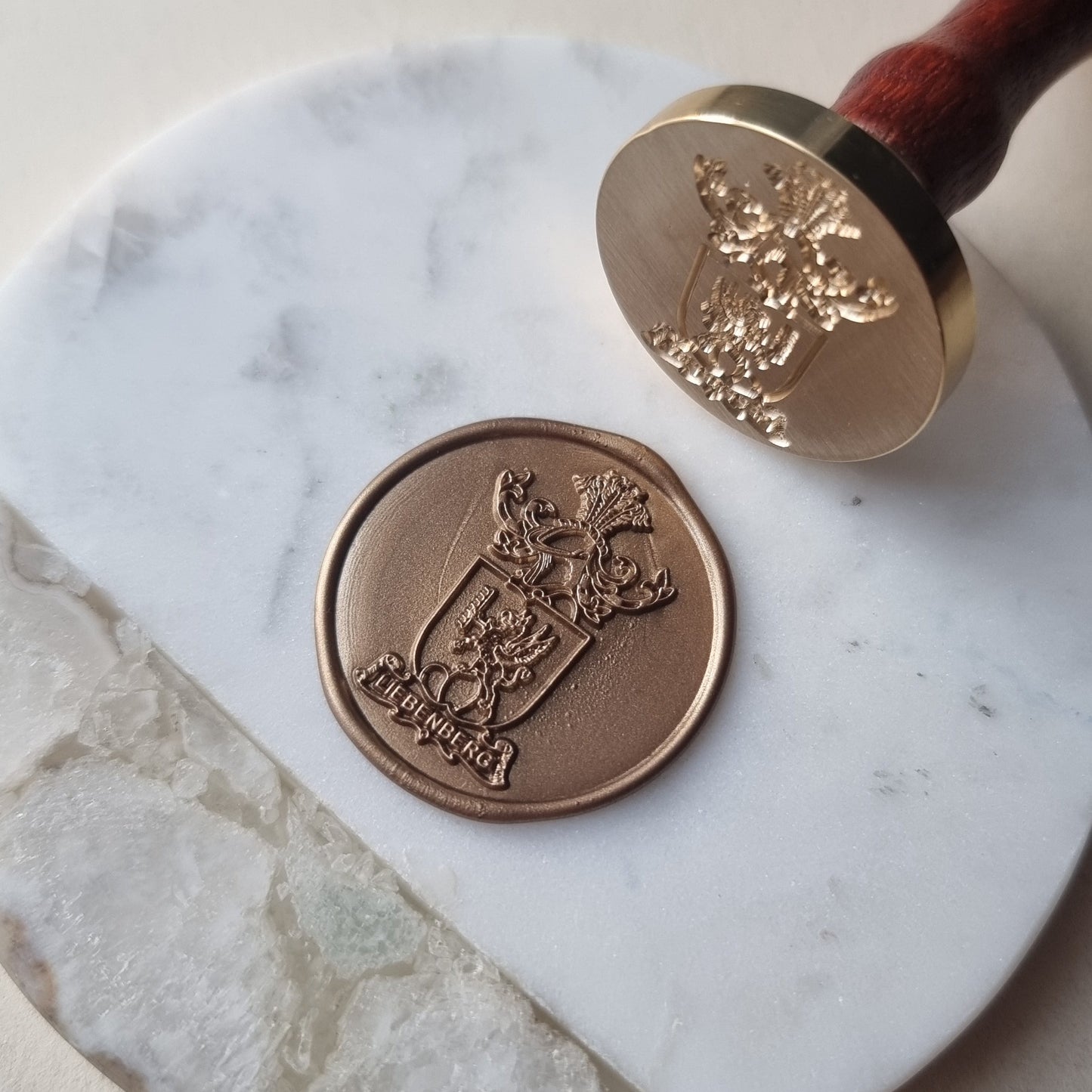 CUSTOM Crest Wax Stamp