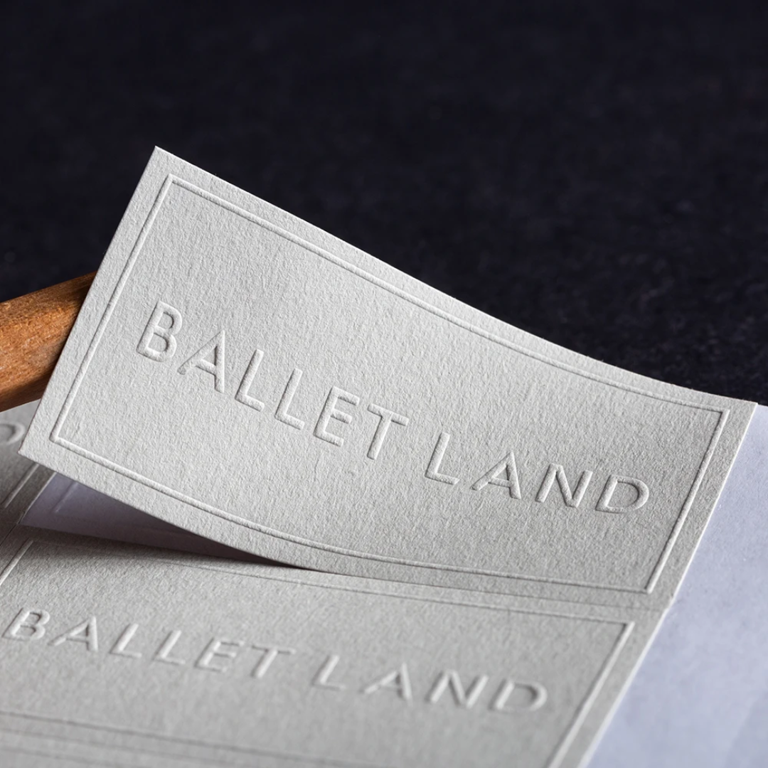 Colour Embossed Cotton Stickers