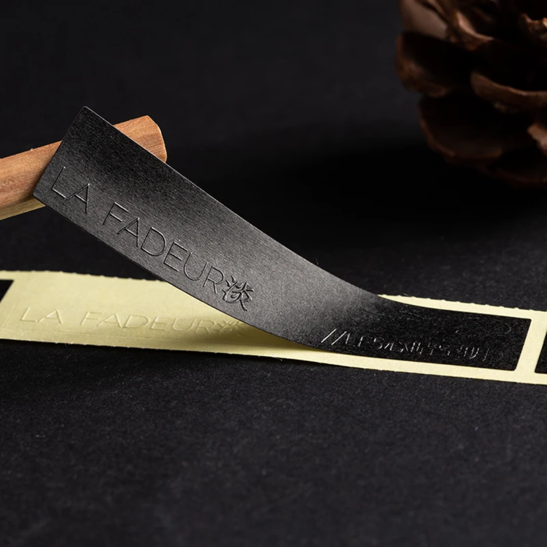 Colour Embossed Cotton Stickers