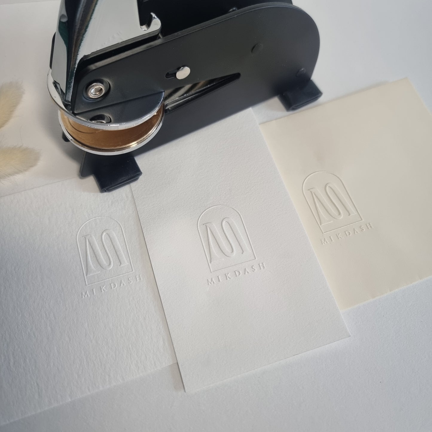 CUSTOM Desk Embossing Stamp