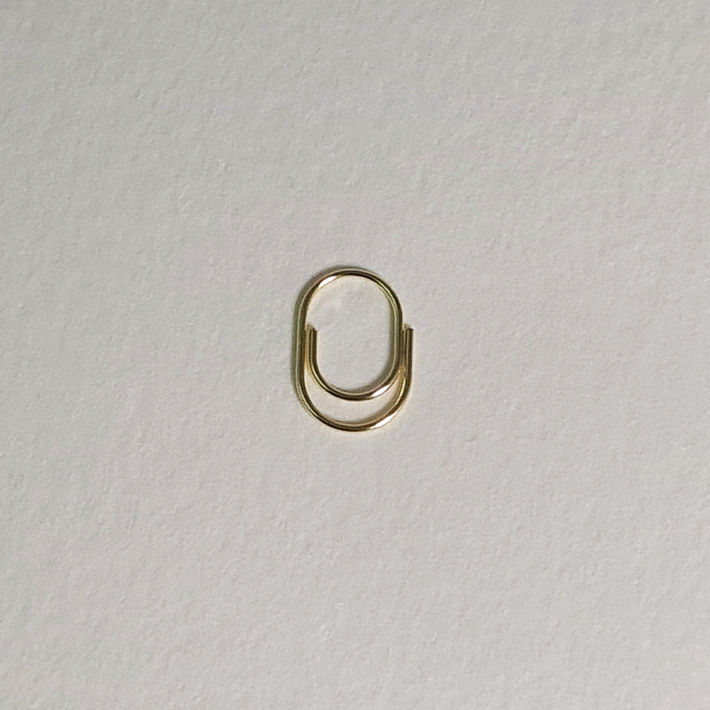 Mini Arch Paper Clips - Gold