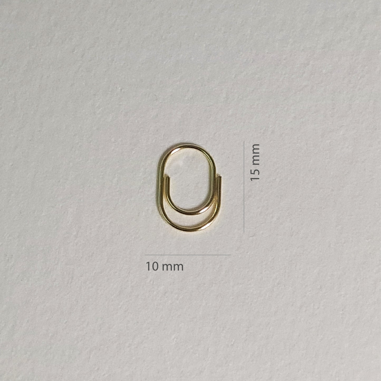 Mini Arch Paper Clips - Gold