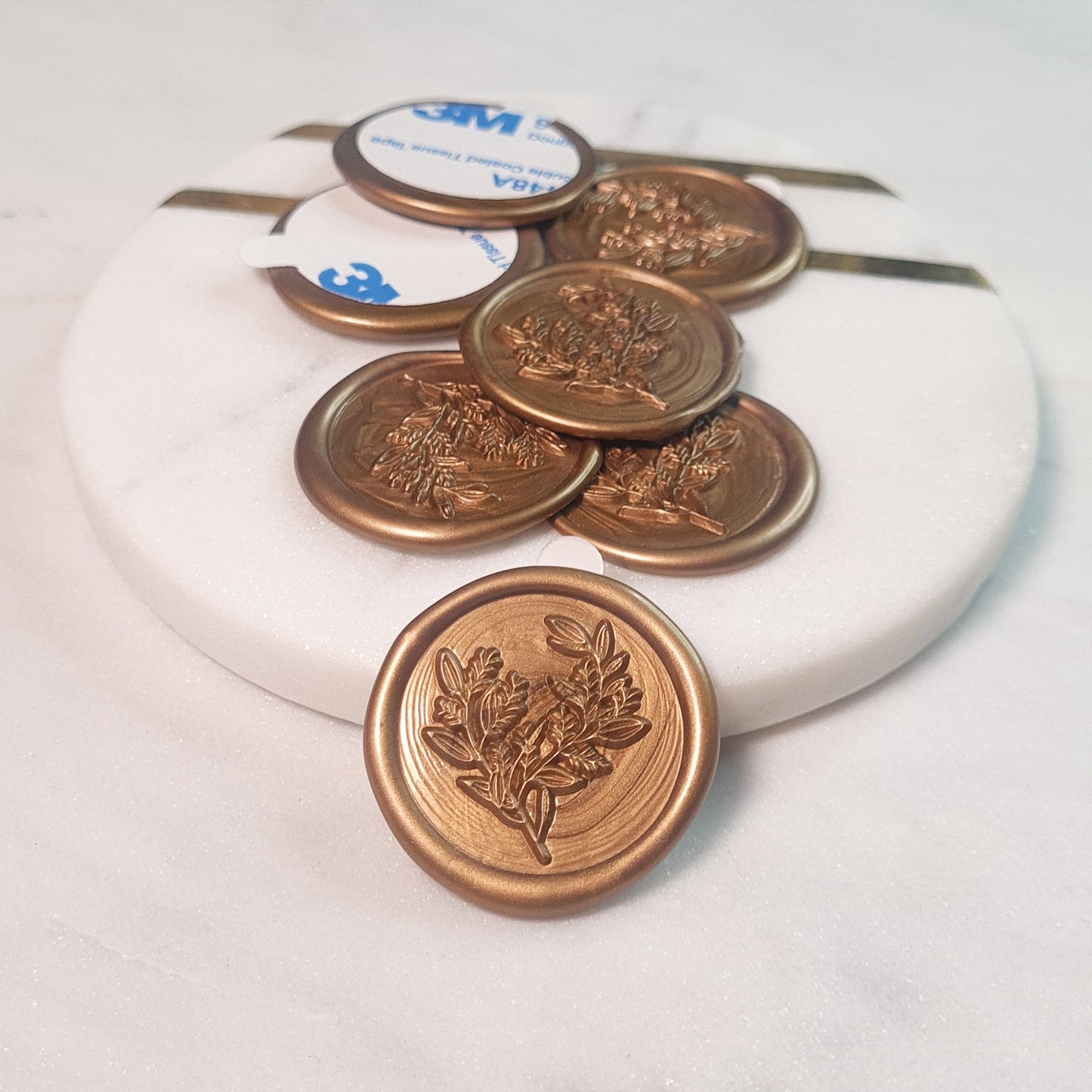 Designed Wax Seals - Eucalyptus Branch