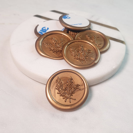 Designed Wax Seals - Rosemary