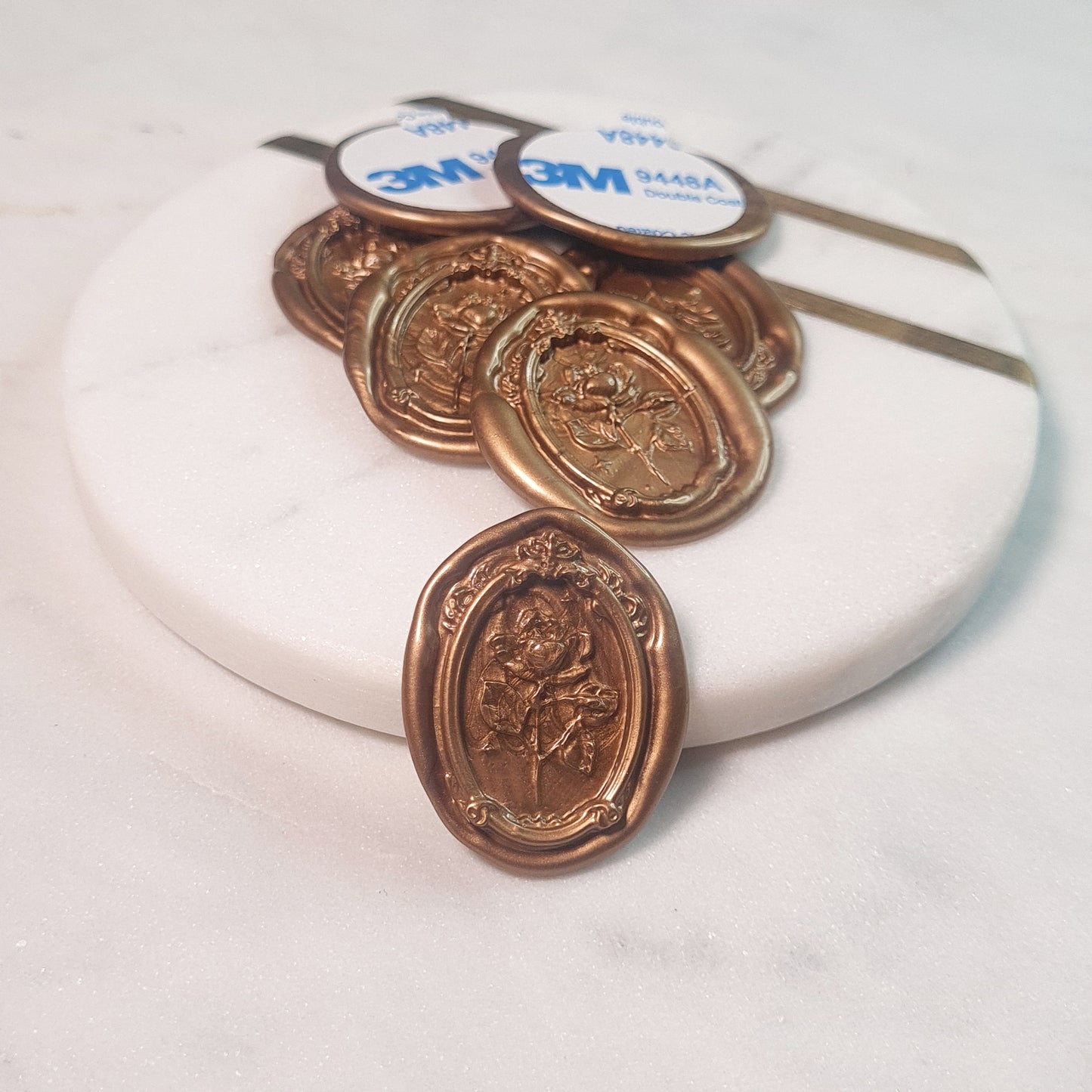 Designed Wax Seals - Vintage Rose