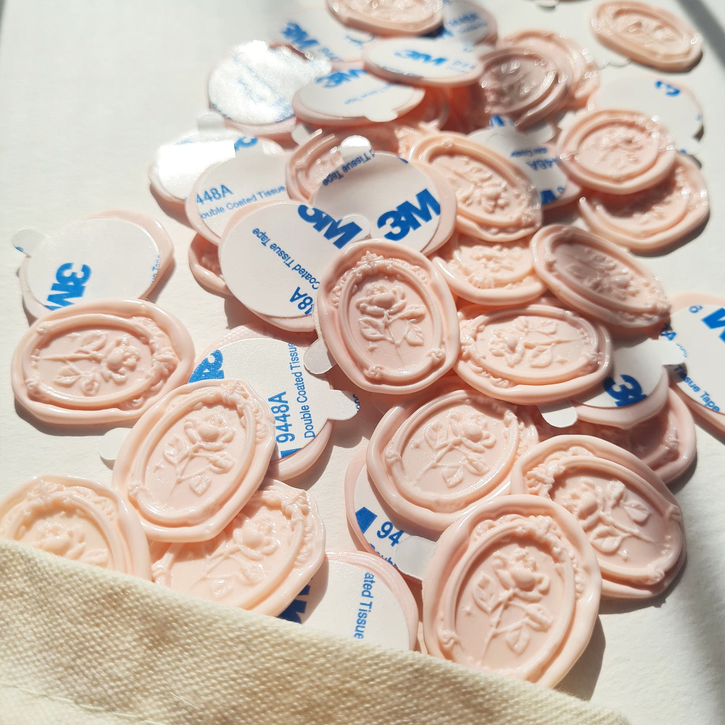 Designed Wax Seals - Vintage Rose