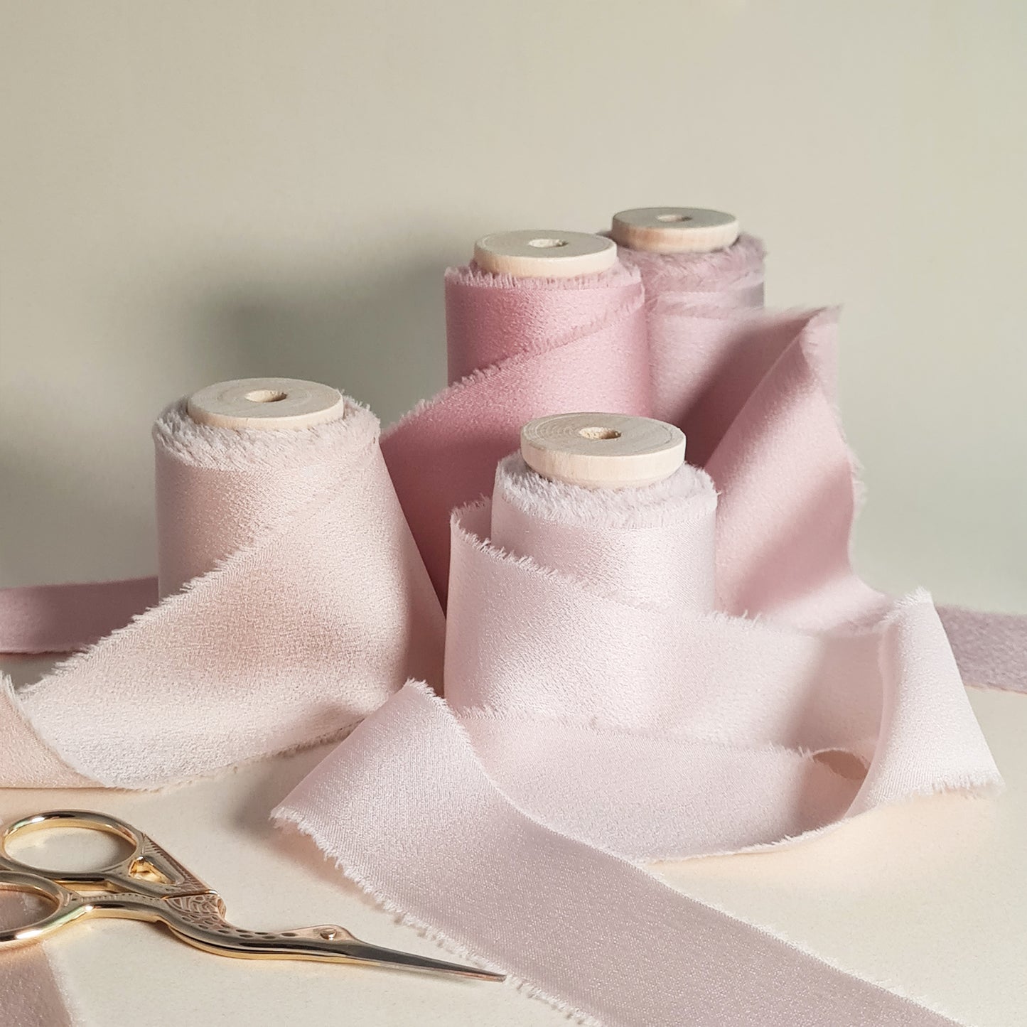 Nude Champagne - Silk Ribbon