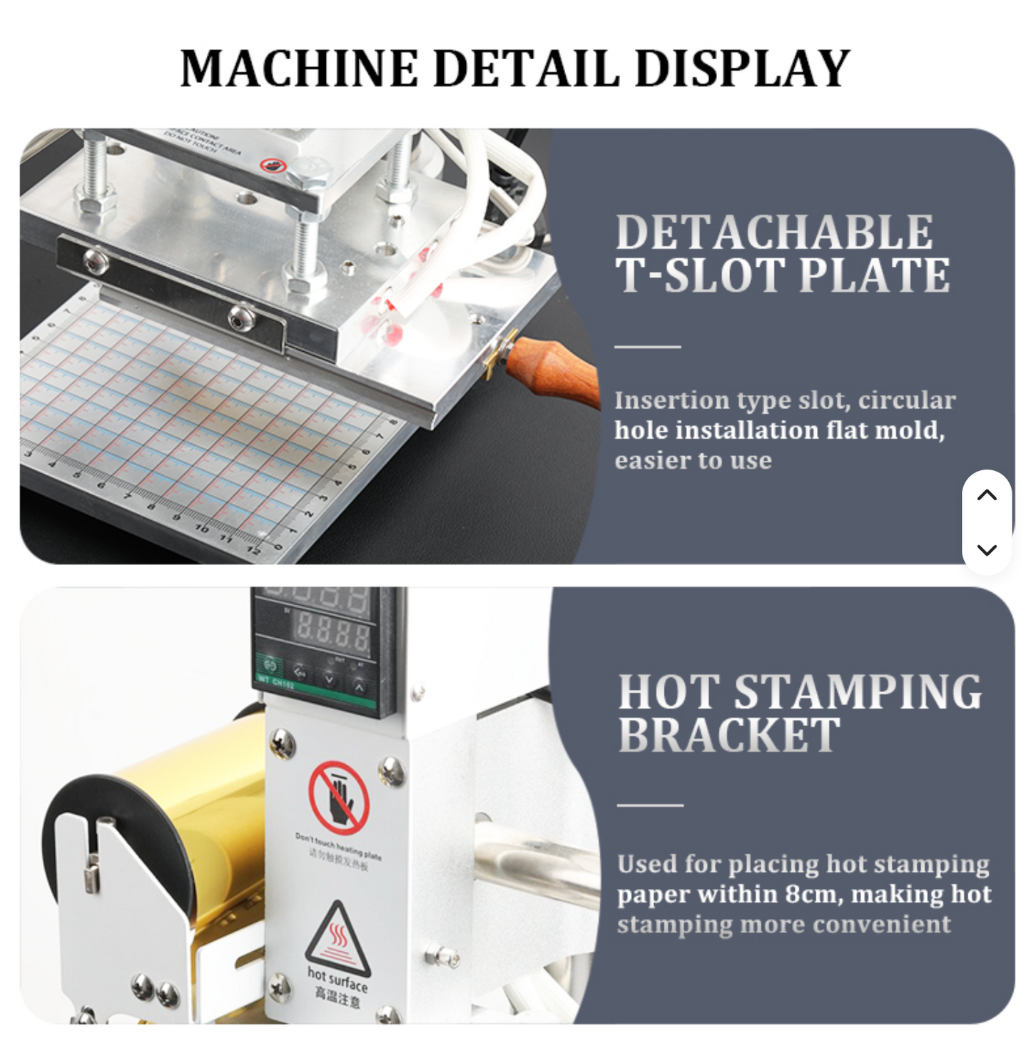 Hot Foil Stamp Machine - For Brass Dies & Letters