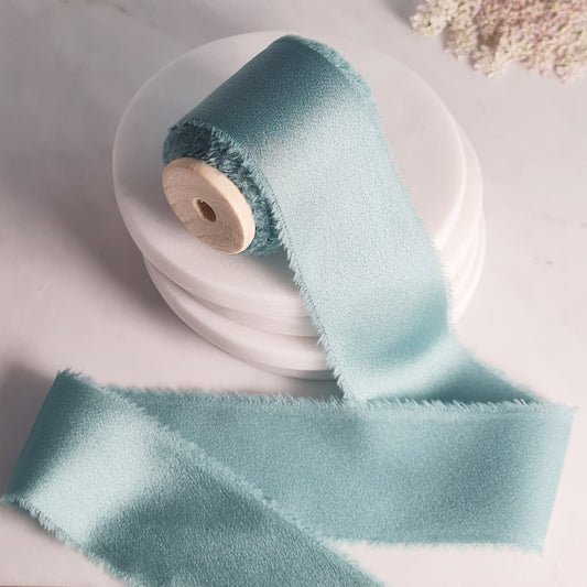 Aqua - Silk Ribbon