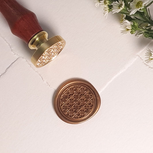 Wax Stamp - Art Deco Floral