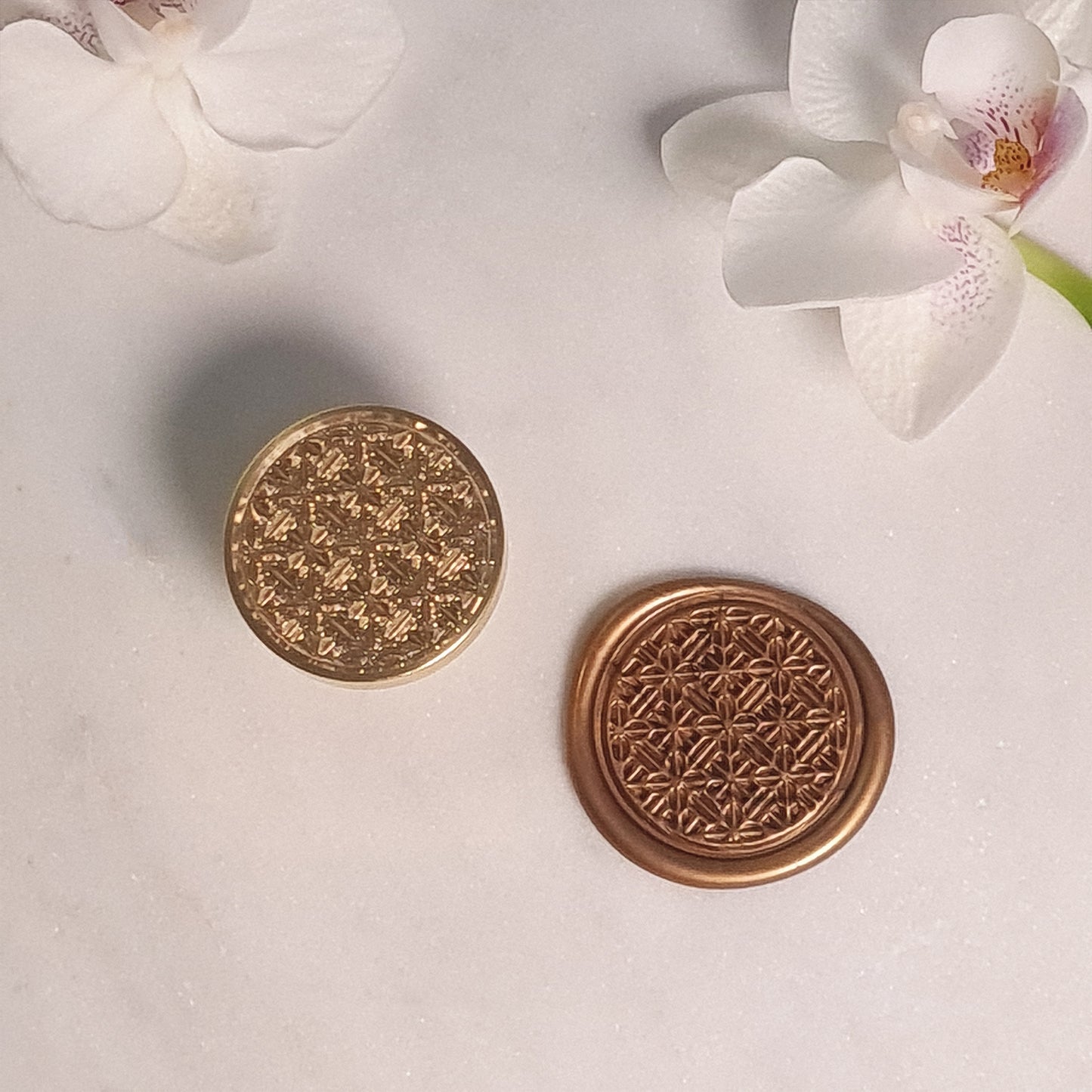 Wax Stamp - Art Deco Floral