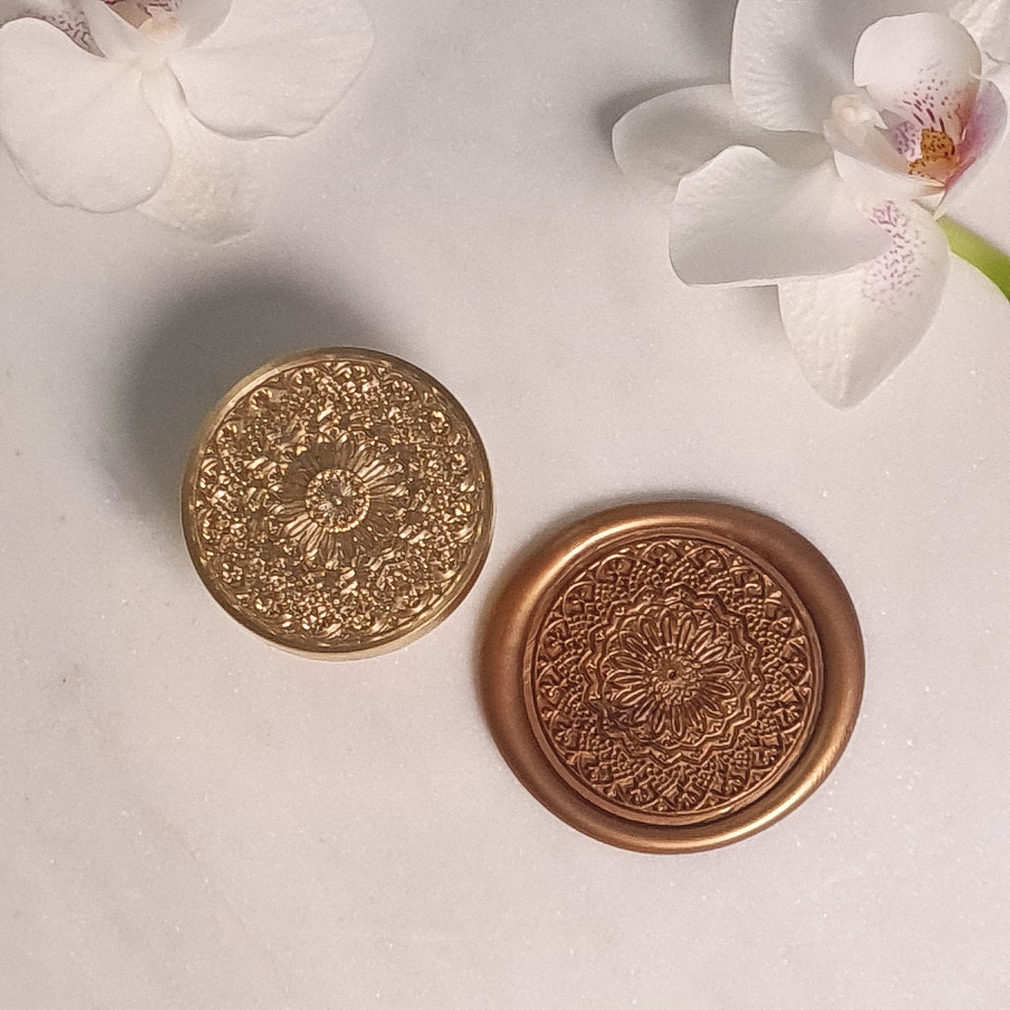 Wax Stamp - Floral Mandala