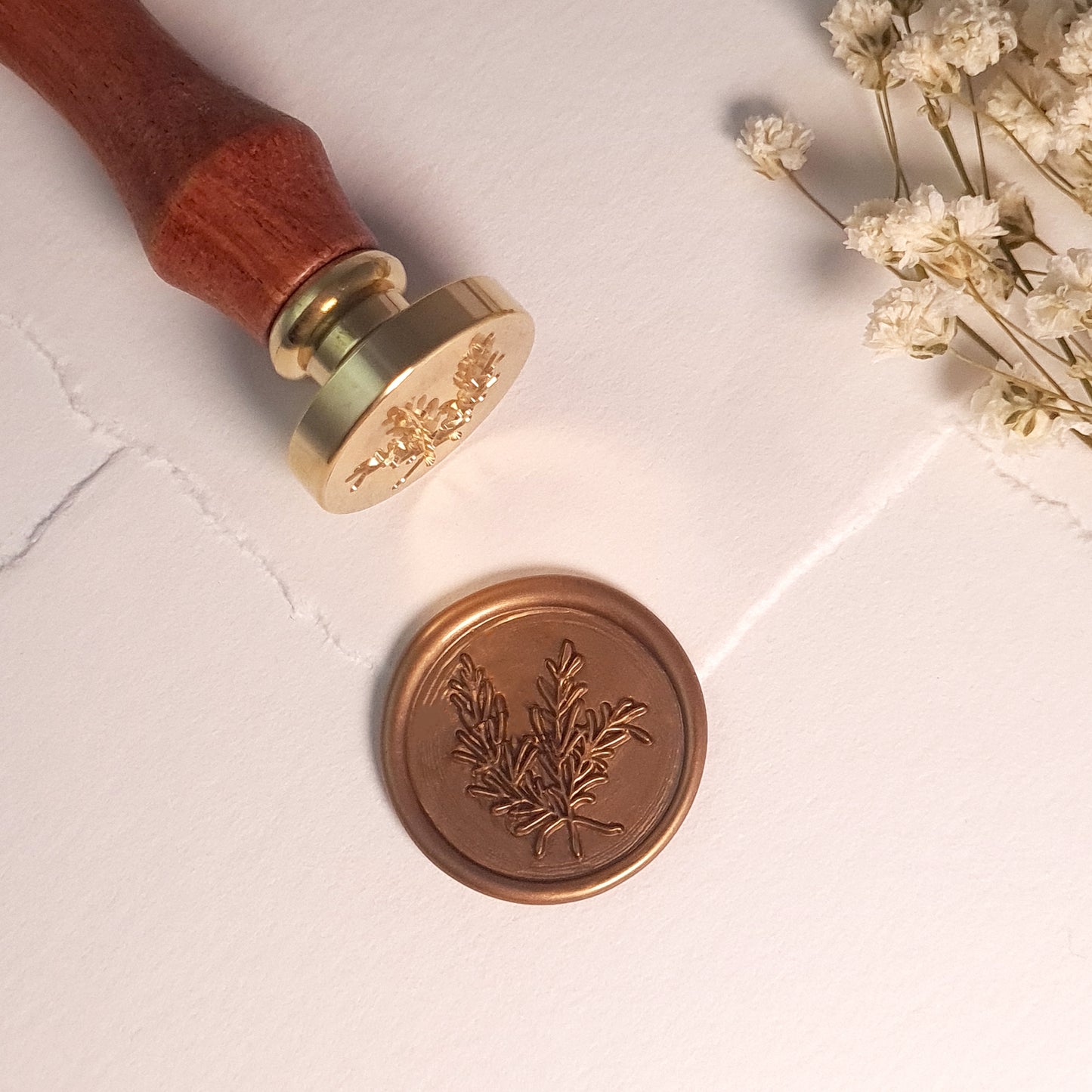 Designed Wax Seals - Rosemary