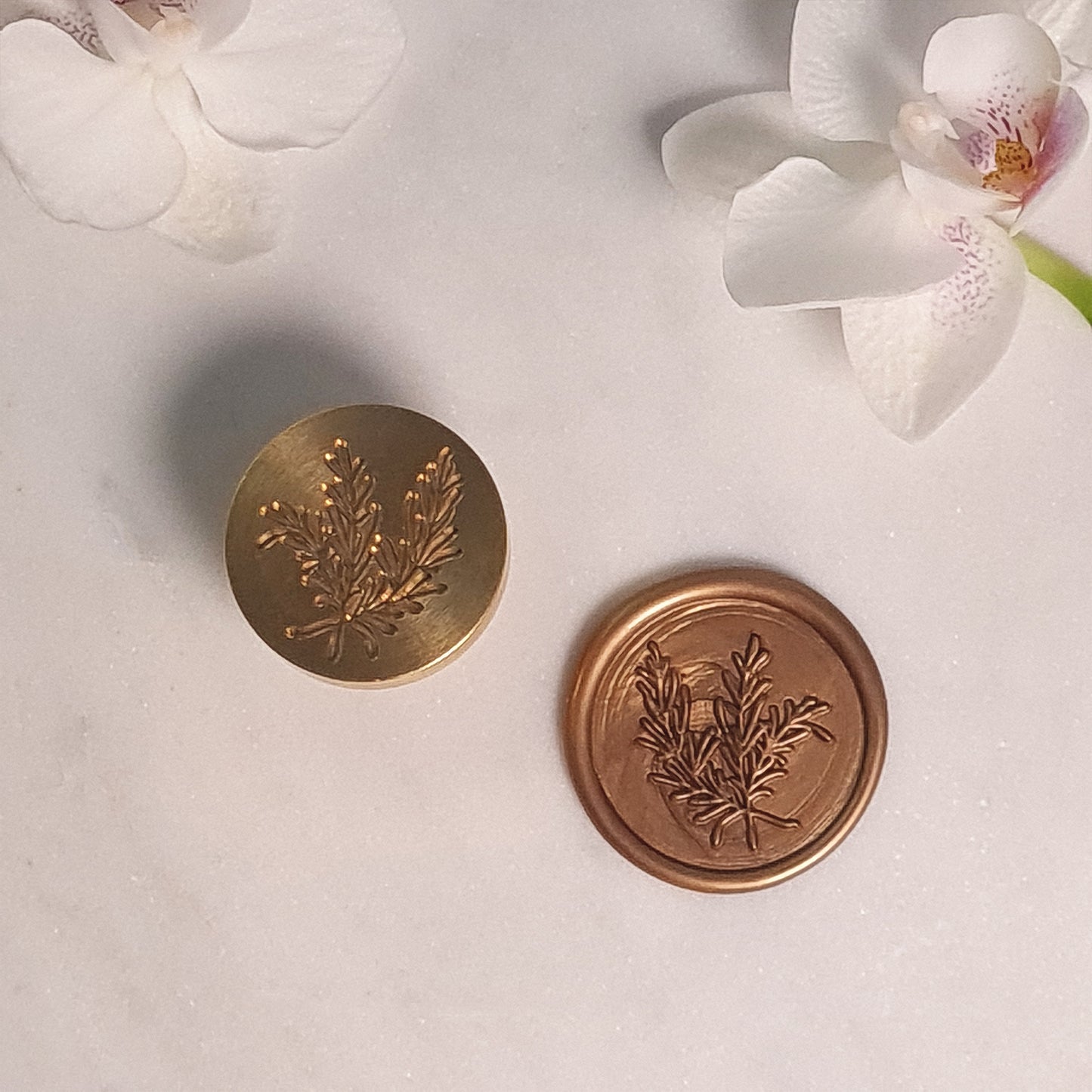 Designed Wax Seals - Rosemary