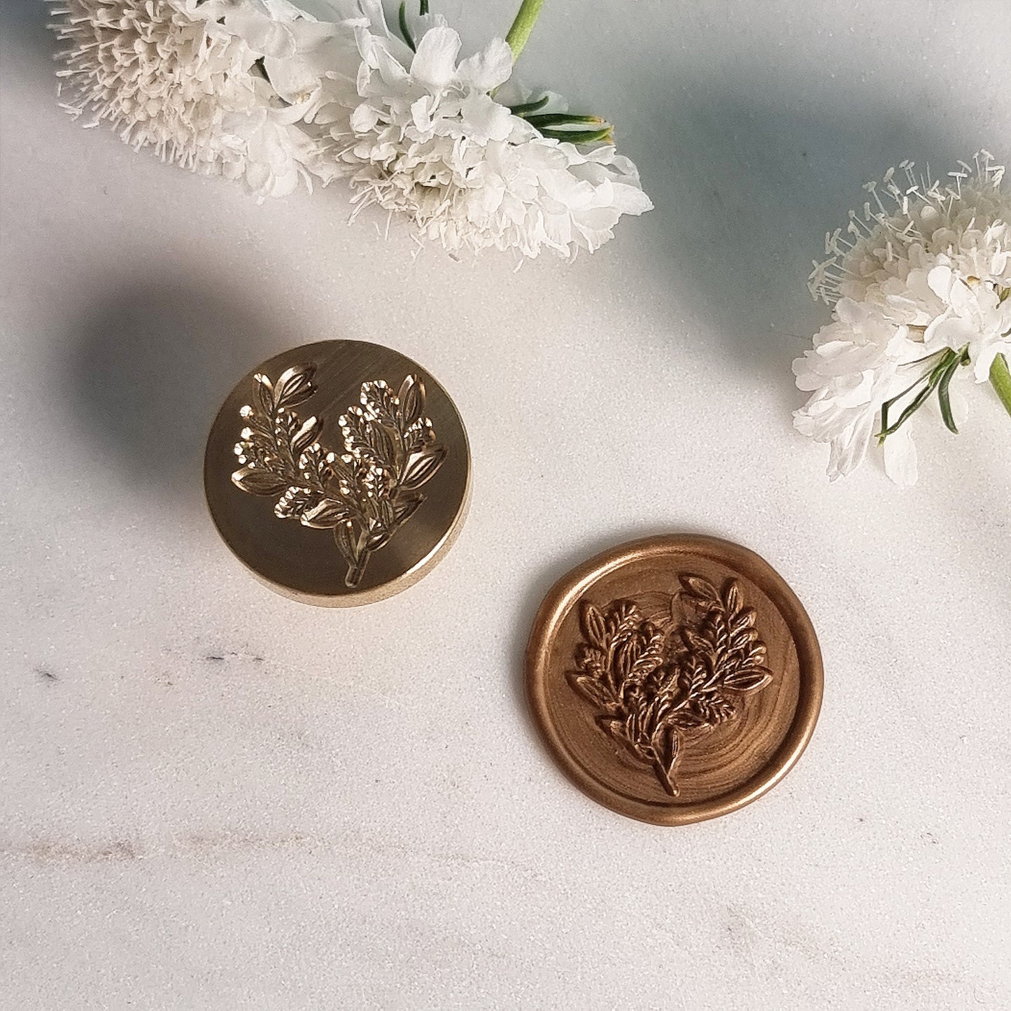 Designed Wax Seals - Eucalyptus Branch