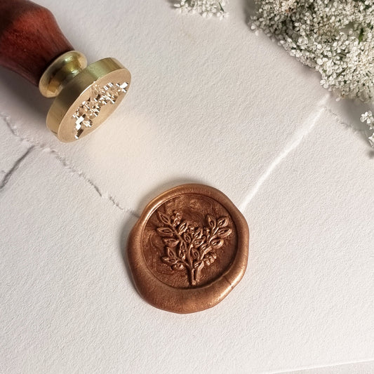 Wax Stamp - Evergreen Foliage