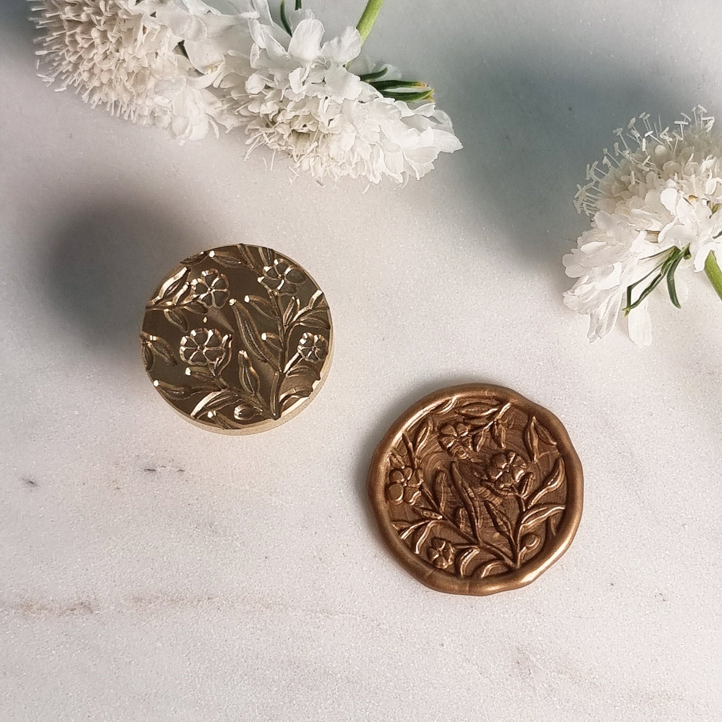 Designed Wax Seals - Frosty Floral