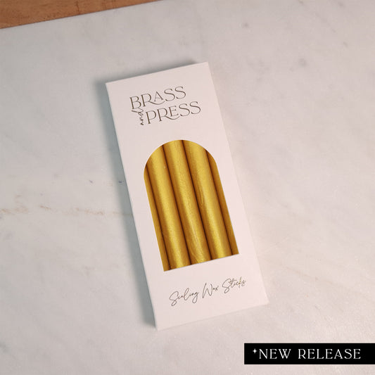 Yellow Gold Foil - Wax Sealing Sticks