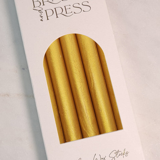 Yellow Gold Foil - Wax Sealing Sticks